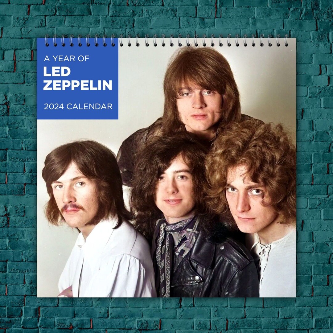 Led Zeppelin Calendar 2024 Led Zeppelin 2024 Celebrity Wall Calendar