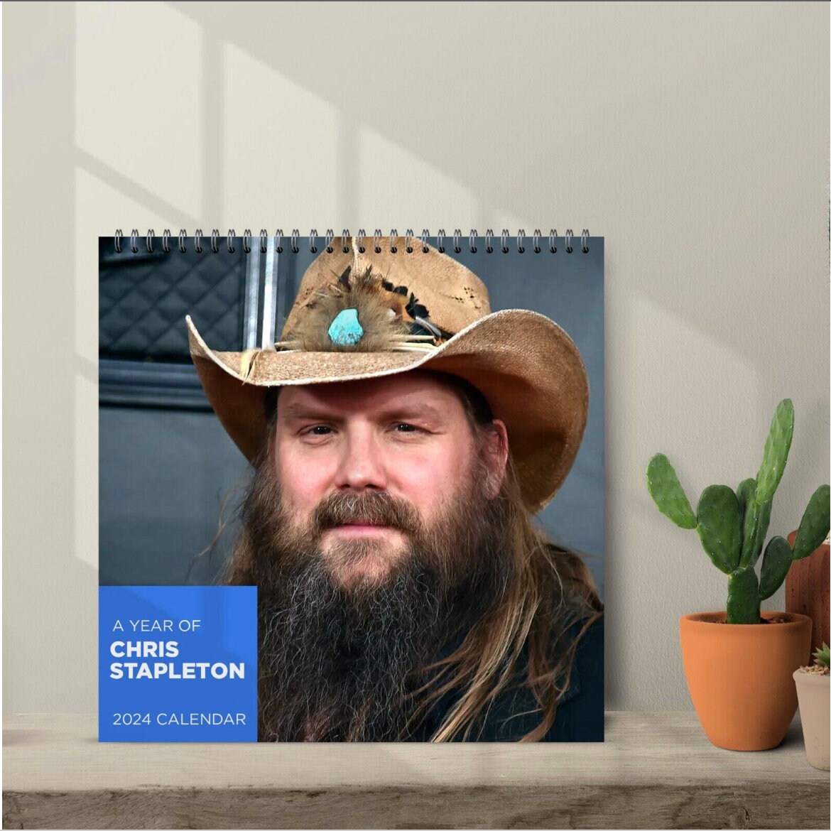 Chris Stapleton Calendar 2024, Chris Stapleton 2024 Celebrity Wall