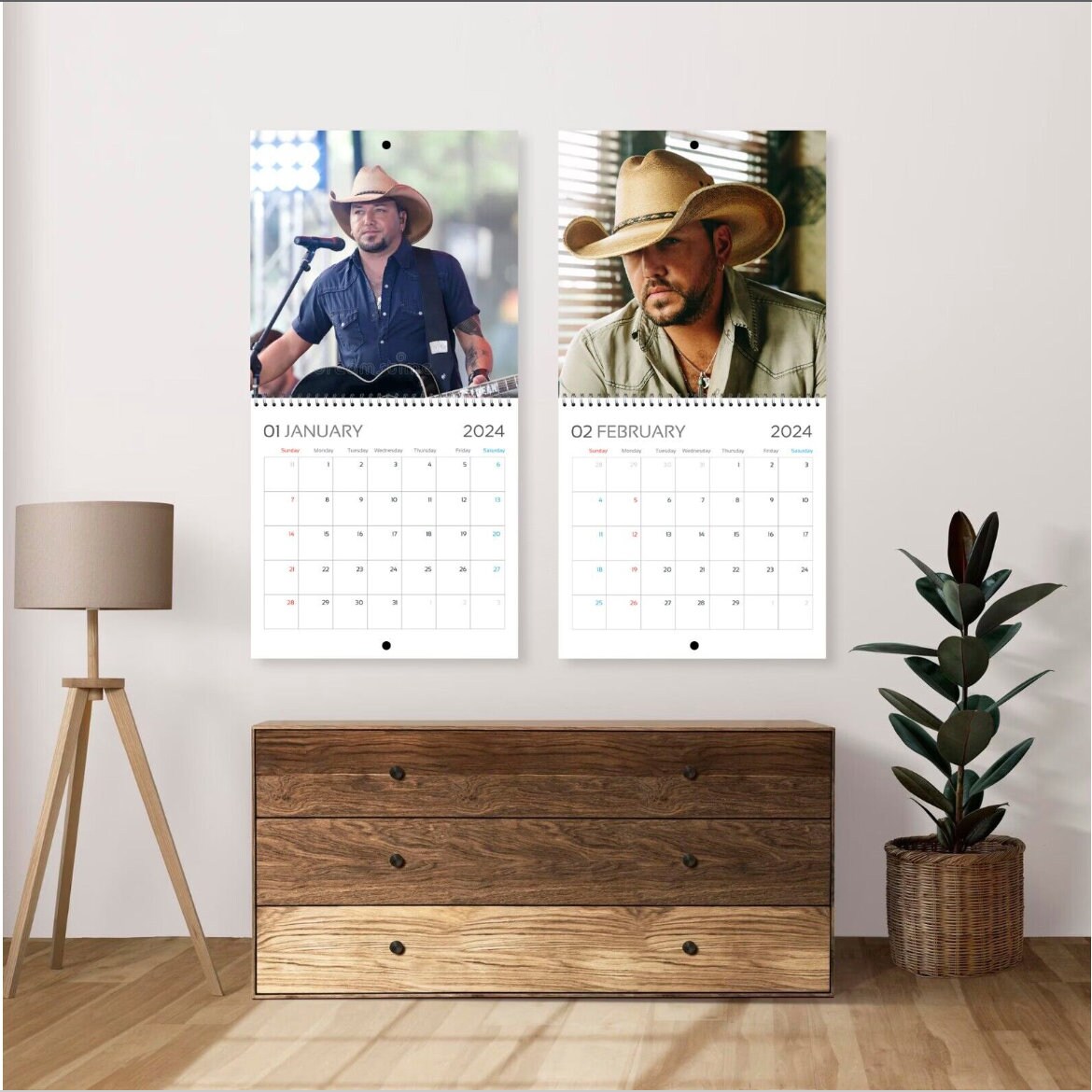 Jason Aldean Calendar 2024, Jason Aldean 2024 Celebrity Wall Calendar