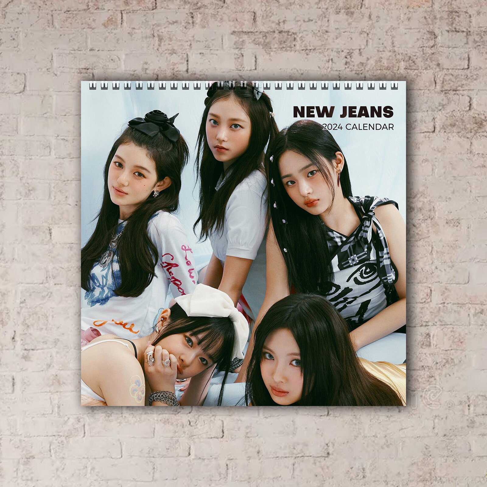 New Jeans Calendar 2024 New Jeans 2024 Celebrity Wall Calendar sold