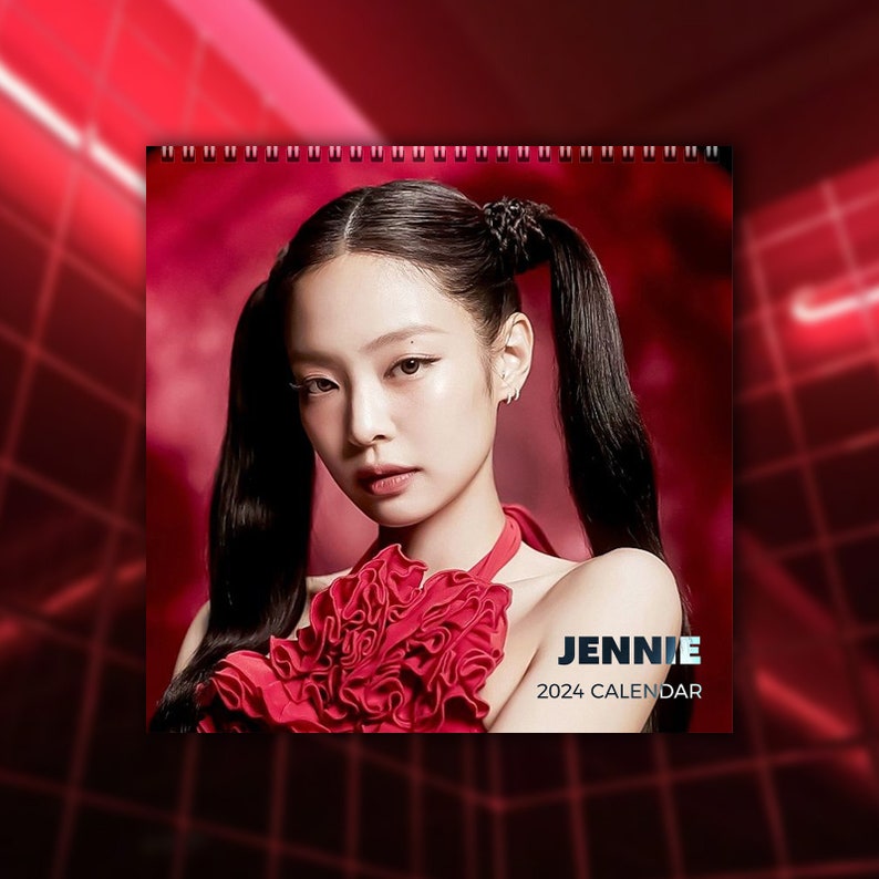 Jennie Calendar 2024 Jennie 2024 Celebrity Wall Etsy