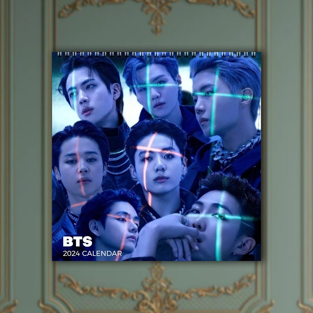 BTS Kalender 2024 PromiKalender BTS 2024 Wandkalender Etsy.de