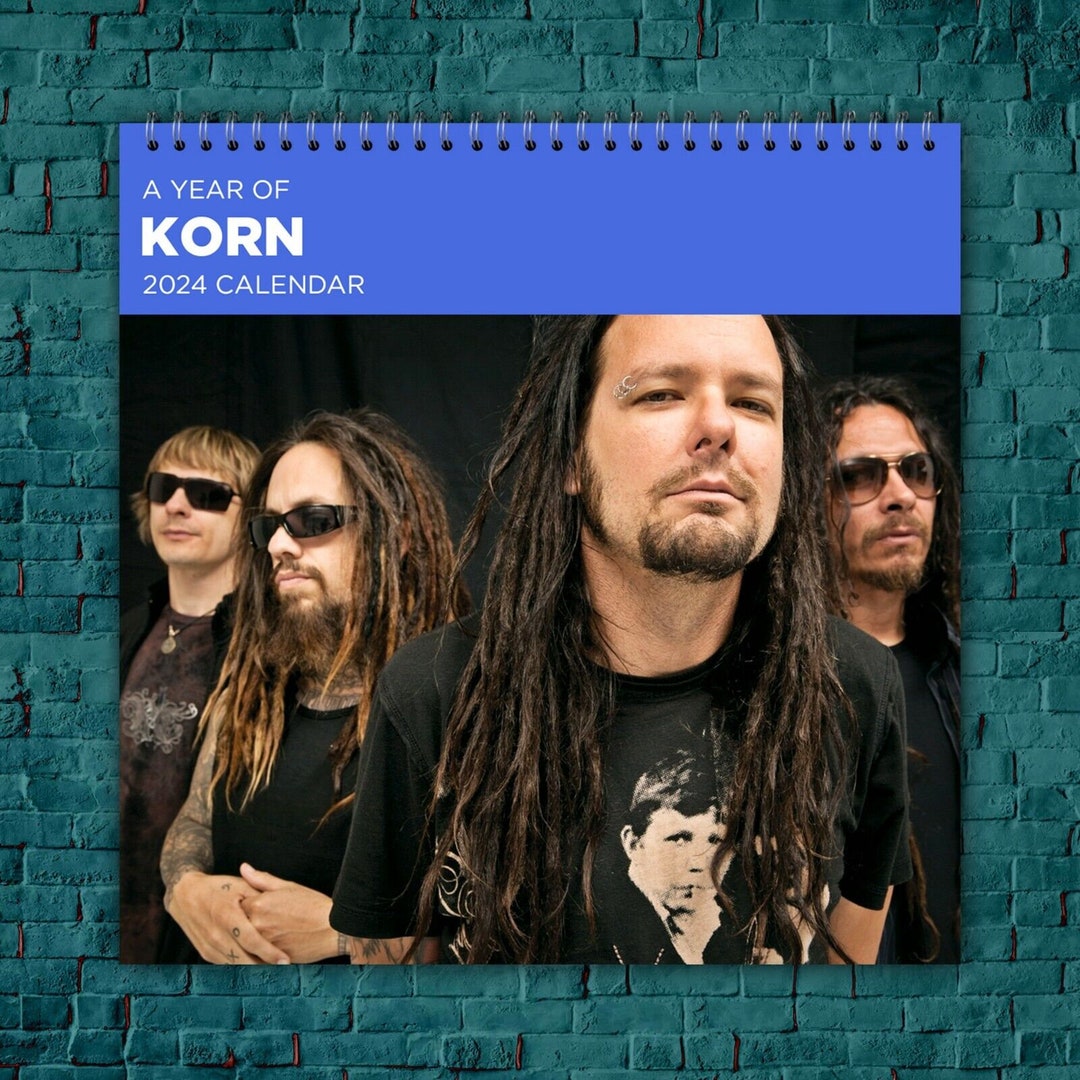 Korn Calendar 2024 Korn 2024 Celebrity Wall Calendar 2024 Calendar