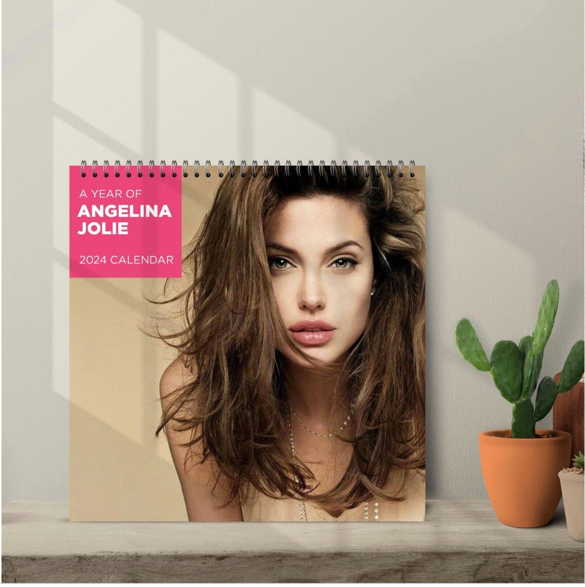 Angelina Jolie Calendar 2025, Angelina Jolie 2025 Celebrity Wall