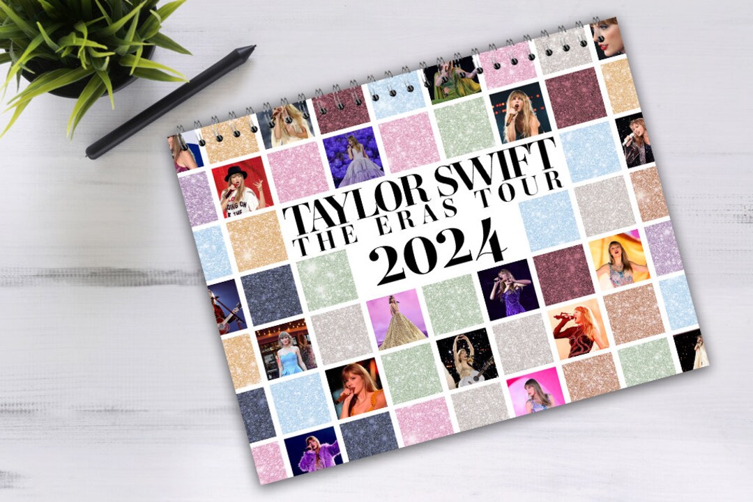 Blink Swiftie Inspired 2024 Calendar, Taylor Tour Calendar, Swiftie