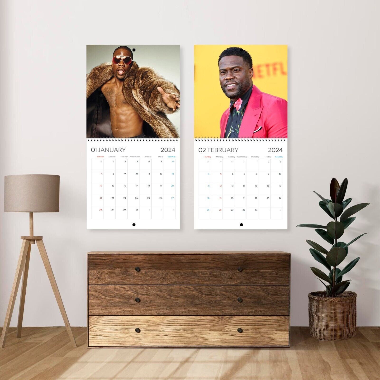 Kevin Hart Calendar 2024 Kevin Hart 2024 Celebrity Wall Calendar sold