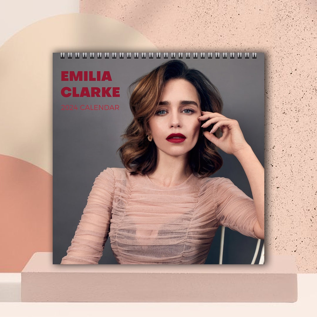 Emilia Clarke Calendar 2024, Celebrity Calendar, Emilia Clarke 2024