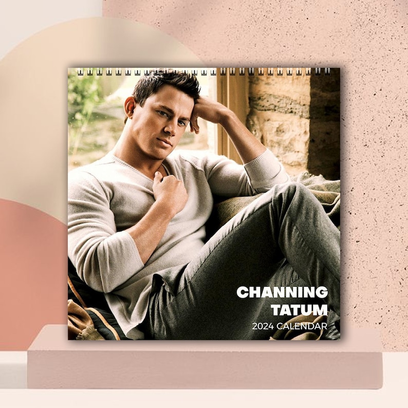 Channing Tatum Calendar 2024, Celebrity Calendar, Channing Tatum 2024