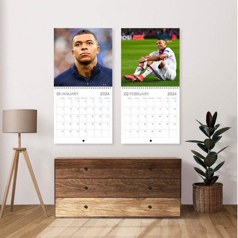 Kylian Mbappe Calendar 2024 Kylian Mbappe 2024 Celebrity Wall Calendar