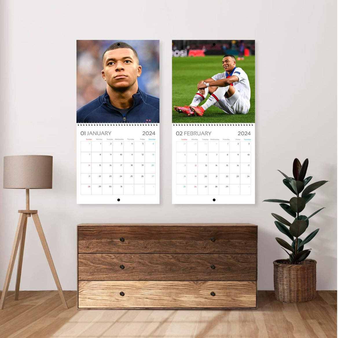 Kylian Mbappe Calendar 2024 Kylian Mbappe 2024 Celebrity Wall