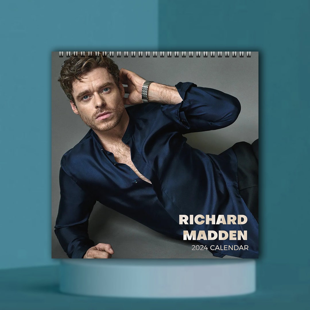 Richard Madden Calendar 2024 Celeb Calendar Richard Madden Etsy