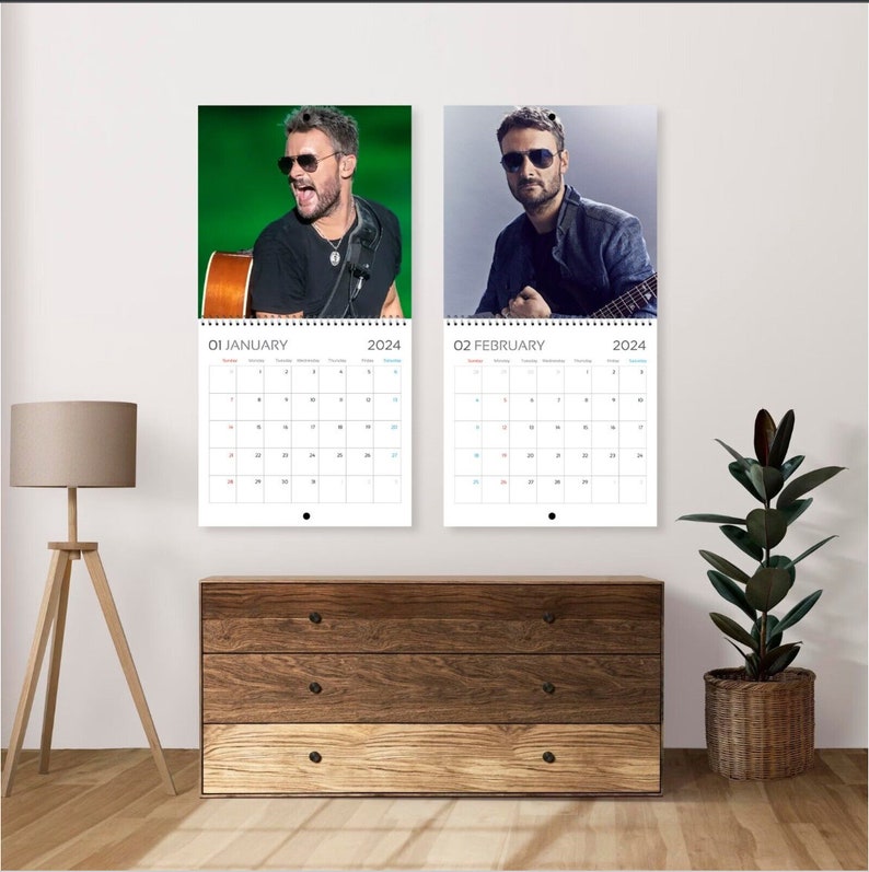 Eric Church Calendar 2024, Celeb Calendar, Eric Church 2024 Celebrity