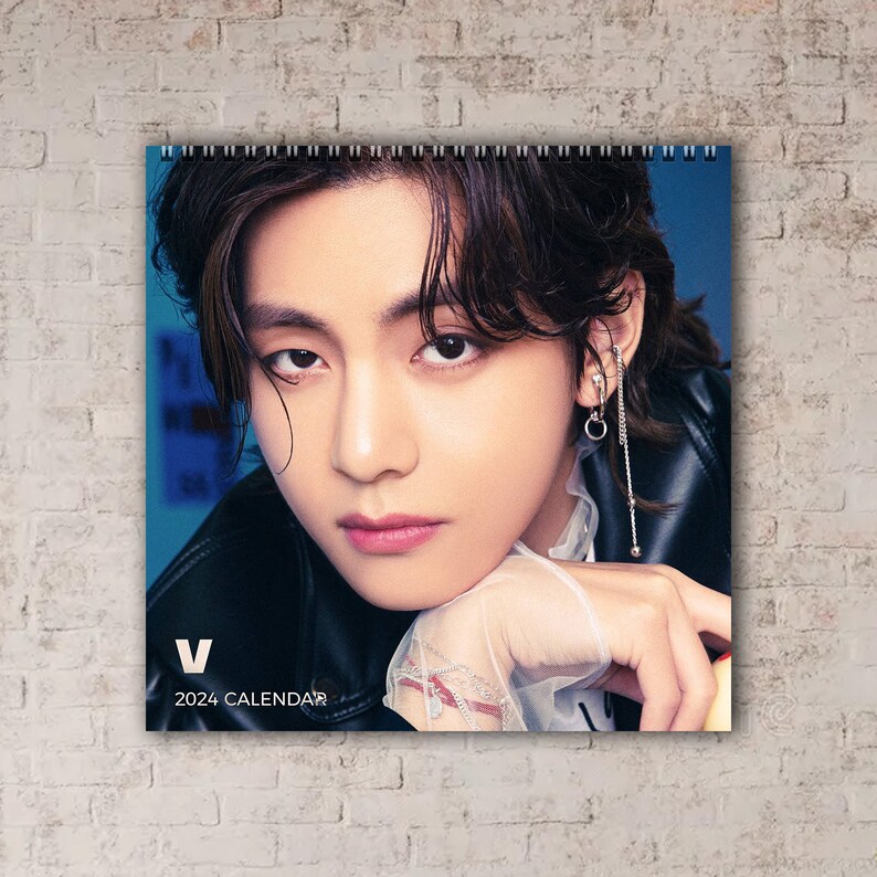 V BTS Calendar 2024 Celeb Calendar V BTS 2024 Celebrity Wall Calendar