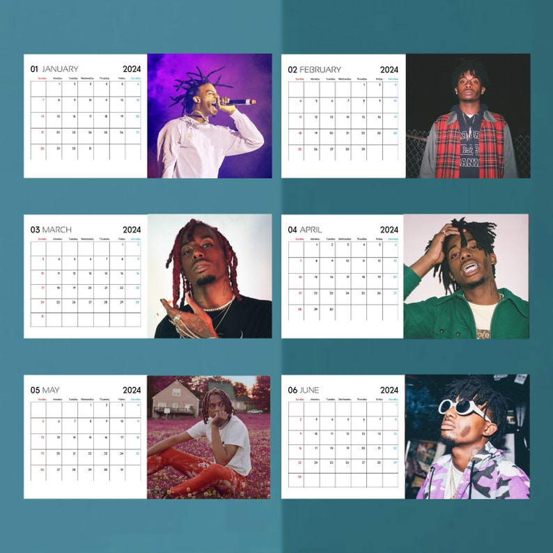 Playboi Carti Calendar 2024, Celeb Calendar, Playboi Carti 2024