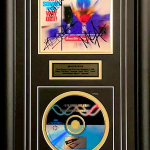 The Beastie Boys Signed CD Cover &#39;The In Sound from Nowhere Out!&#39;