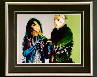 アリス・クーパー＆アリ・レーマン 11x14 サイン入り写真（ベケットCOA