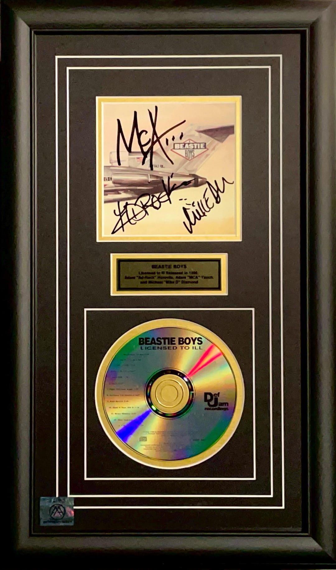 レア ビースティ・ボーイズBeastie Boys直筆サインCD ラップ ロック