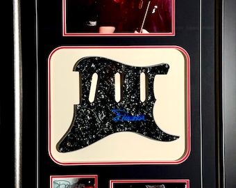 Golpeador de guitarra firmado por Pantera / Firmado por Dimebag Darrell y Vinnie Paul / Certificado de autenticidad de autógrafos de Autograph Alley