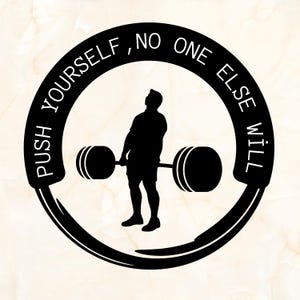 Fitnessstudio Zitat SVG Png, motivierende Gym Zitate, Herren Fitness Motivation T-Shirt, Gym TShirt Designs