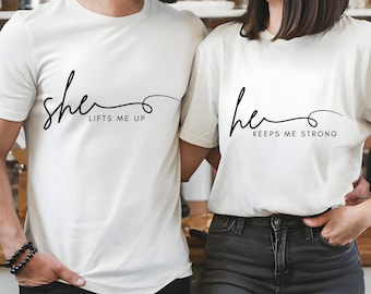 Passendes Paar SVG Bundle, Paar Hemden svg, Passende Outfits für Paare svg, Paar Hemden png, Paar Bundle Png