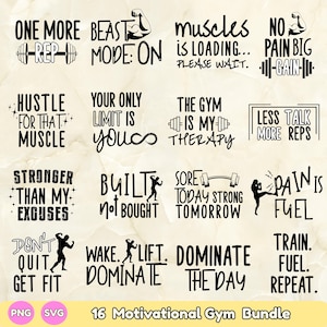 Gymnastik-Svg-Bundle, Workout-Bundle, Fitness-Motivation-Svg, Sofort-Download, Sport-Svg-Bundle, Übungs-Svg