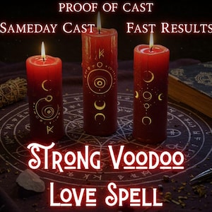 STRONG VOODOO LOVE Spell | Voodoo Binding | Deep Passion | True Love | Obsession Spell | Intense Desire | Romantic Pull | Spiritual Bond