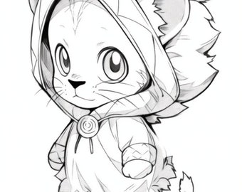 Coloring page, for Child, Baby Lion