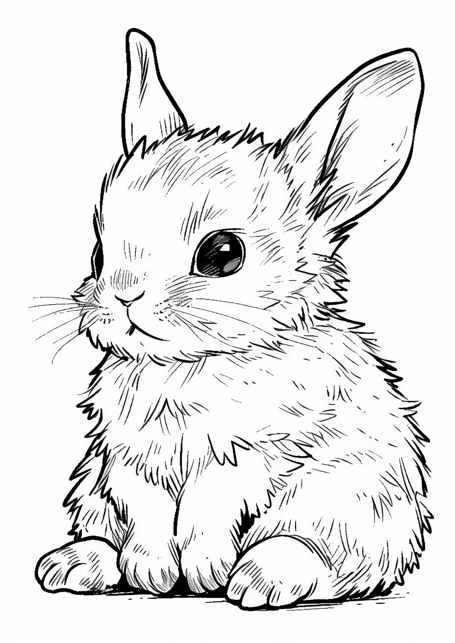Coloring Pages For Bunnies Coloring Pages For Bunnies