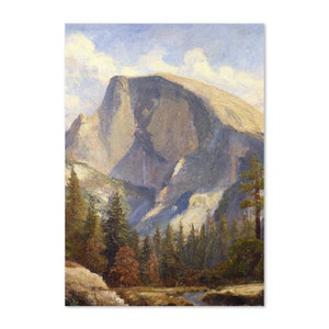 Demi dôme majestueux carte de vœux | Parc national de Yosemite