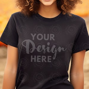 Gildan 5000 Mockup Model Mockup Gildan Shirt Black Tshirt Mockup 5000 Black Outdoor Gildan 5000 Unisex Tee Mock up Gildan Halloween Mock ups
