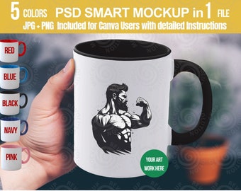 11 oz Accent Coffee Mug Mockup Bundle Christmas Mug 11 oz white mug mock up Holiday coffee mug White Coffee Mug Mockup Bundle best man mug