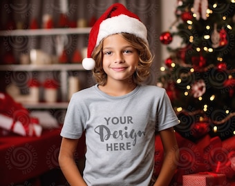 Gildan 5000b Mockup Sportgrey Gildan 5000B Youth Girl Tshirt Mockup Kids T-shirt Mock Up t shirt Children Gildan 5000B Girl Shirt Mock Ups