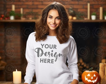 Gildan 18500 White Hoodie Mockup, Gildan Hoodie Mock up, White Hoodie Mockup, Gildan Hoodie Mock up, styled Mockup, White Hoodie Mockup