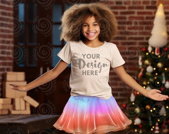Gildan 5000b Mockup Sand Gildan 5000B Youth Girl Tshirt Mockup Kids T-shirt Mock Up t shirt Children Gildan 5000B Girl Shirt Mock Ups