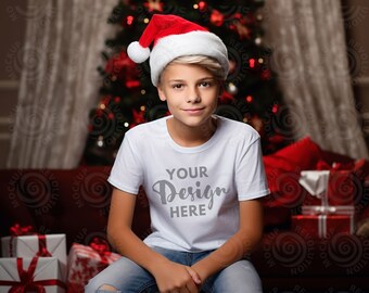 Gildan 5000b Mockup White Gildan 5000B Youth Girl Tshirt Mockup Kids T-shirt Mock Up t shirt Children Gildan 5000B White Girl Shirt Mock Ups