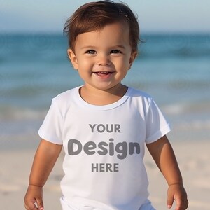 Bella Canvas 3001T Mockup Kids Tee Mock Lifestyle Mockup White Toddler Tshirt Mockup 3001T Childs Tee Mock 3001T White
