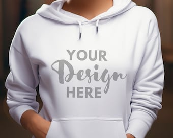 Gildan 18500 White Hoodie Mockup Gildan Hoodie Mock up White Hoodie Mockup Gildan Hoodie Mock up Gildan 18500 Hoodie Mockup White Hoodie