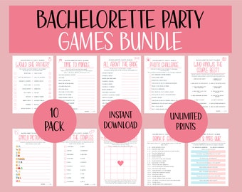 Bachelorette Party Games: Family Friendly Activities (Digital Download)
