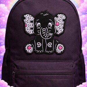 Baby Elefant Aufnäher/Bügelbild für Kinder Aufnäher/Kinder Aufnäher/Kinder Aufnäher/Baby Aufnäher für Windeltasche/Rucksack Kleidung Bild 3