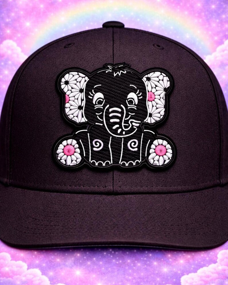 Baby Elefant Aufnäher/Bügelbild für Kinder Aufnäher/Kinder Aufnäher/Kinder Aufnäher/Baby Aufnäher für Windeltasche/Rucksack Kleidung Bild 2