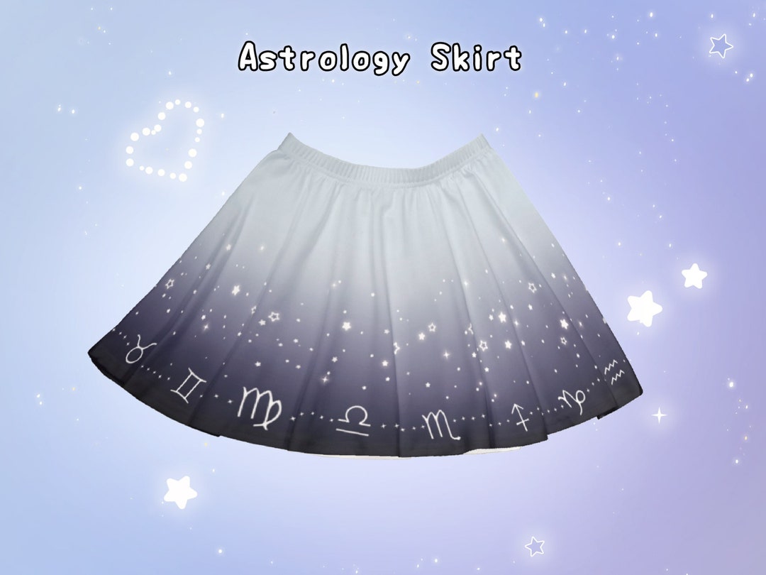 Capricorn Astrology Magic Witch Women's Skirt