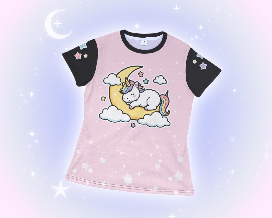 Pastel Goth Unicorn Shirt, Cute Kidcore Yami Kawaii T-shirt, Kawaiicore ...