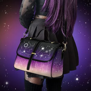 Society6 ケース Constellations by Nikkistrange Cute Mystic Celestial Bag Sky Constellations Satchel Bag