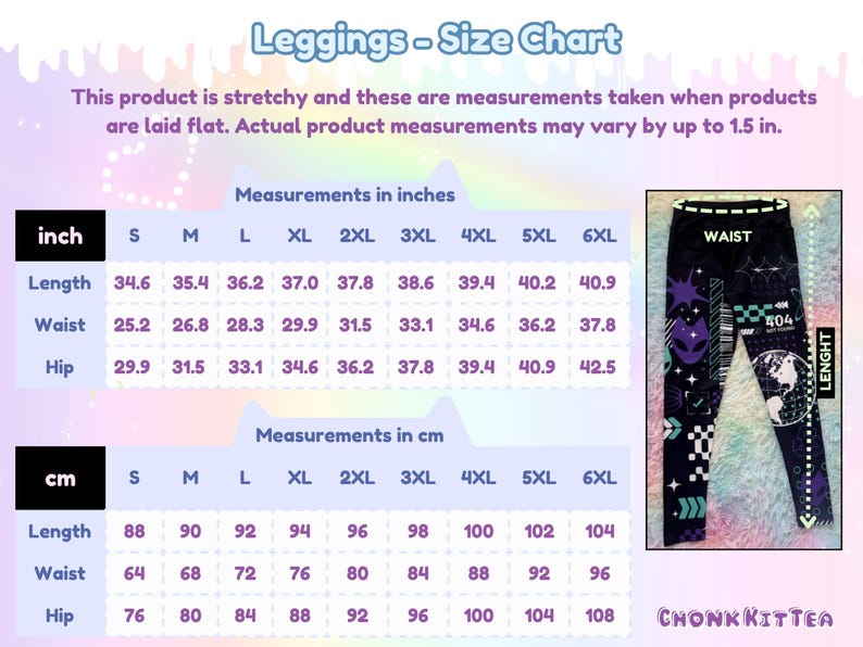 Drippy Yami Kawaii Cat Leggings, Pastel Goth Harajuku Cutecore, Creepy Cute Japanese Streetwear, Yamikawaii Starry Kitty Tights Stars Hearts zdjęcie 6