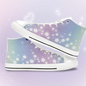 【本日限定セール❗️】PAURA PRYKE’S FLOWER SCHOOL Pastel Rainbow Sakura Flower Shoes Cherry Blossom Fairy Kei