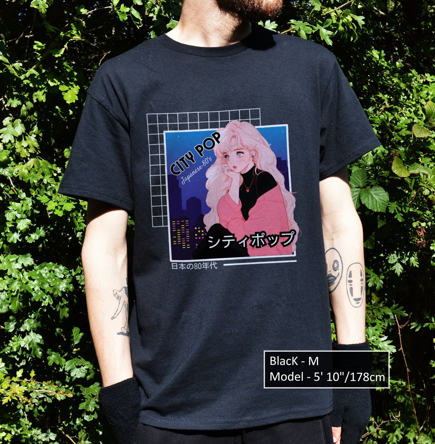 City Pop Girl Shirt 80s Japanese Music Album Cover T-shirt