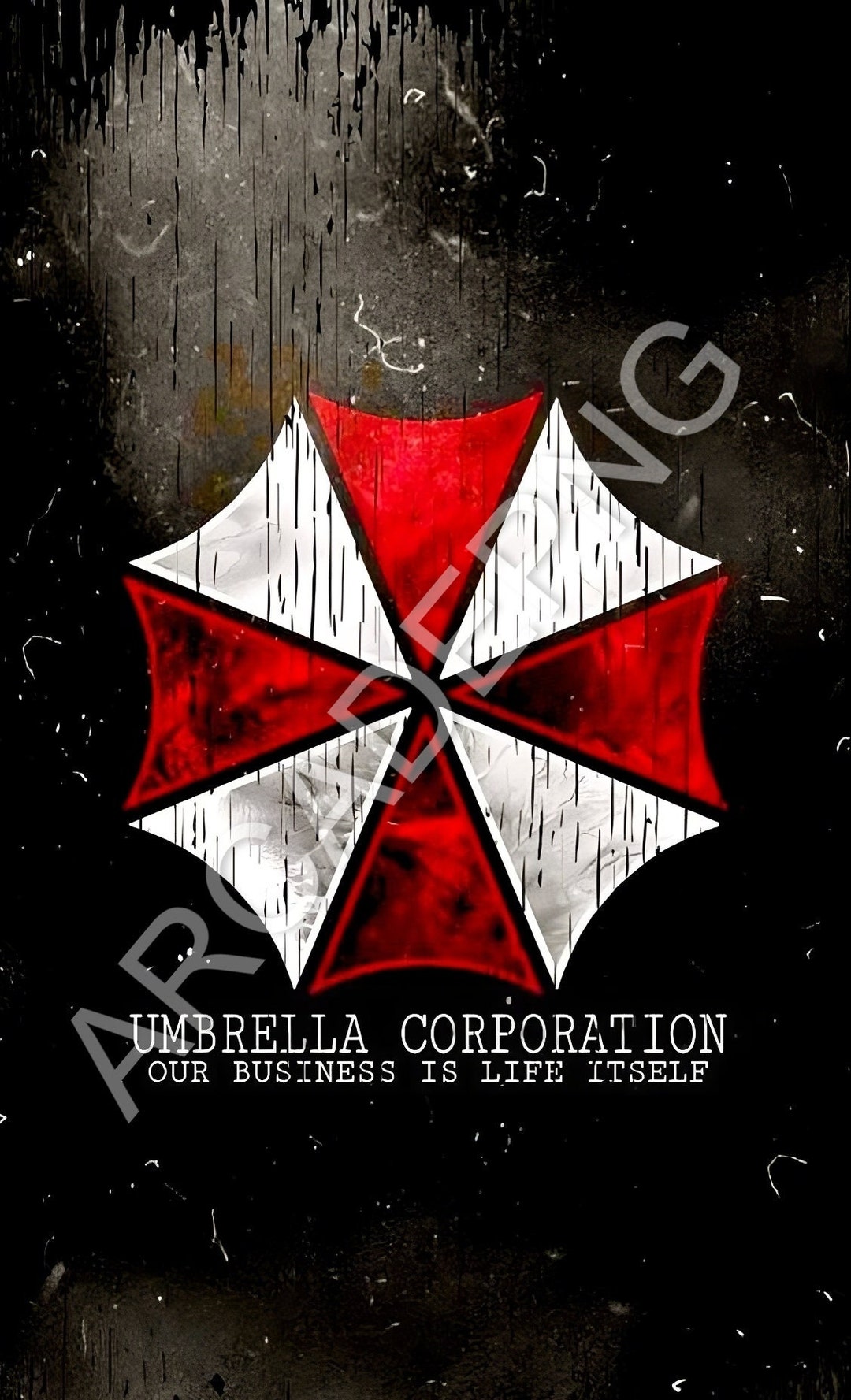 Spilla Umbrella Corporation – Resident Evil – Metallo Smaltato – Quadrata
