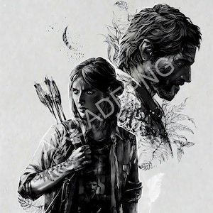 The Last Of Us PNG l The Last Of Us Arts l The Last Of Us Digital Art l  The Last Of Us Digital Download l The Last of Us 2 Joel