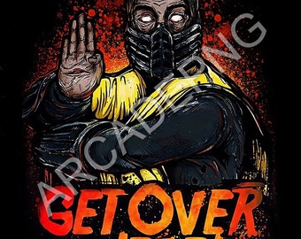 Mortal Kombat PNG l Mortal Kombat Arts l Scorpion Png l Mortal Kombat Digital l Mortal Kombat Digital Download l Scorpion l Sub-Zero