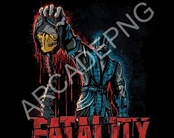 Mortal Kombat PNG l Mortal Kombat Arts l Scorpion Png l Mortal Kombat Digital l Mortal Kombat Digital Download l Scorpion l Sub-Zero